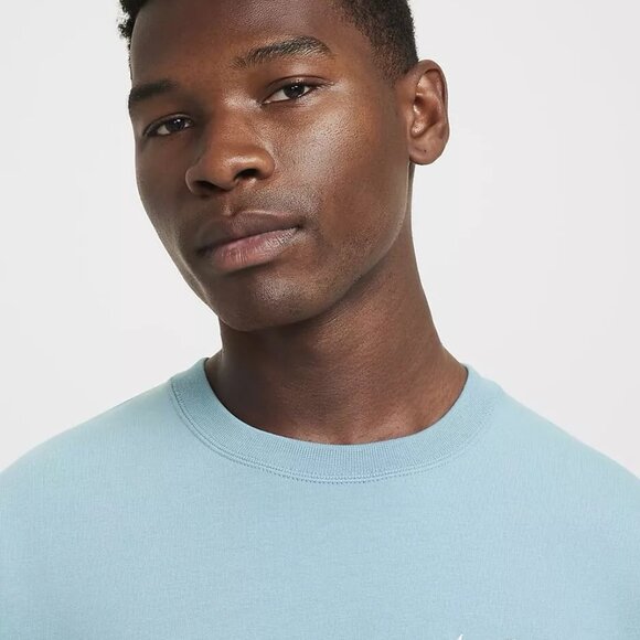 Nike Nikelab Solo Swoosh Men's Fleece Heavyweight Sweatshirt DX1361-464 Mens - Picture 9 of 15